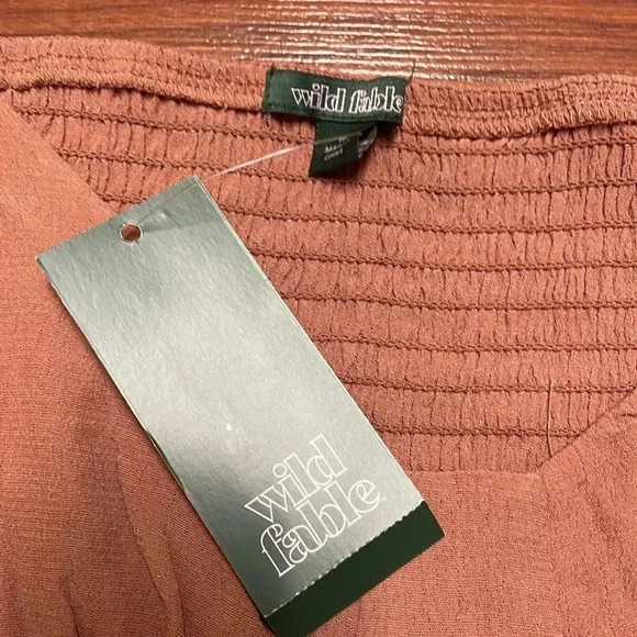 NWT Wild Fable Long Sleeve Lace Blouse Size Med - Picture 6 of 6